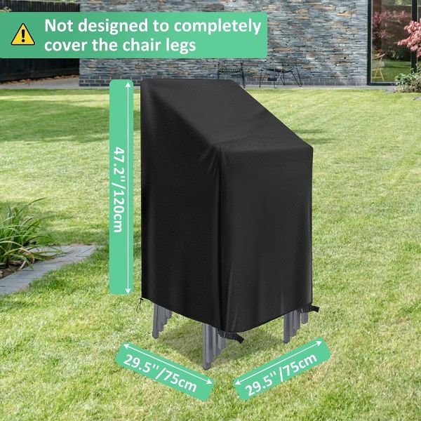 IC 2-delt cover, vandtæt 210D Oxford stof havemøbler