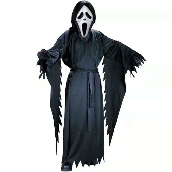 IC Halloween Scream Scare Ghost Kostume Cosplay Børn Performance Co zy