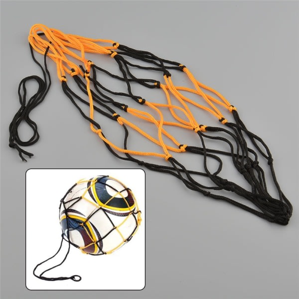 IC 24 stk Fotballtreningsball Sparknett Nylon F Oransje Svart One Size