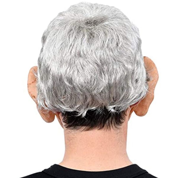 Realistisk Old Man Mask Latex Mask för Karneval Halloween B