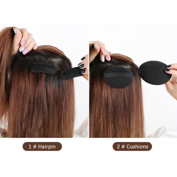 IC 8 stk/sett Hår Fluffy Svamp Hår Base Styling Innsettingsverktøy Hår 01