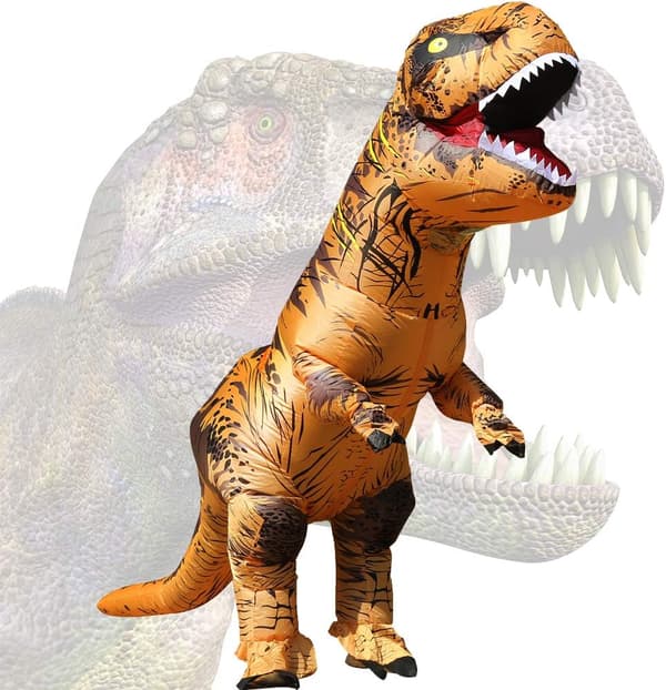 Oppustelig dinosauruskostume til voksne T-Rex Oppustelig dragt [GPA]