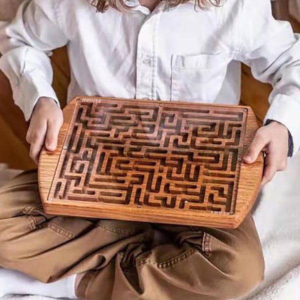 IC Maze Puzzle Bead Balances Maze Game Tidig pedagogisk Maze Bala