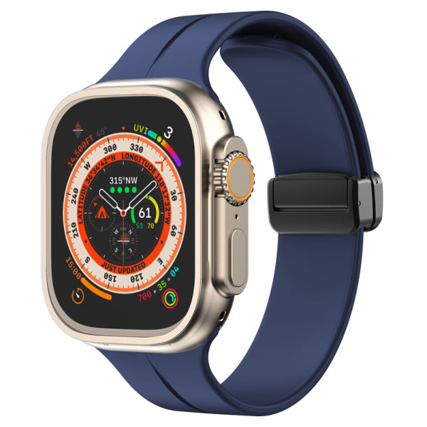IC Silikon Armband Magnetisk rem med Apple Watch-remmar for Apple Watch Utra