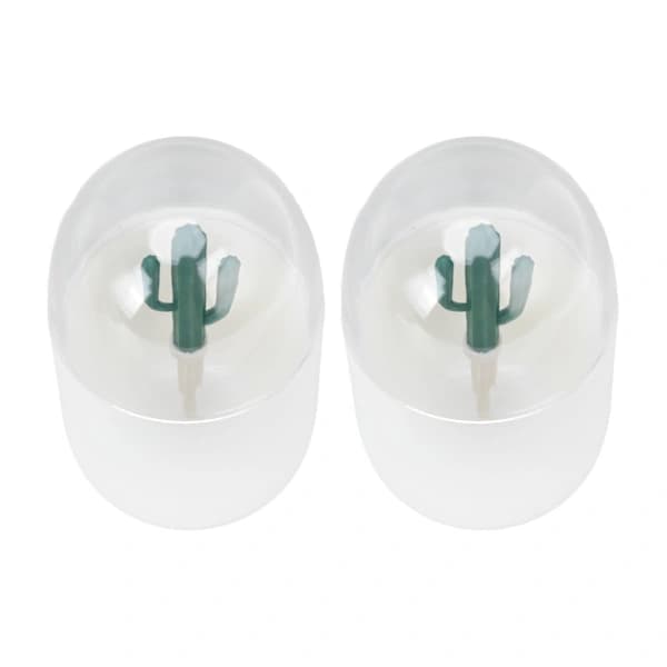1 pc Cute Cactus Toothpick Box Multifunctional Cotton Swab Storage Container for Home Office Decor