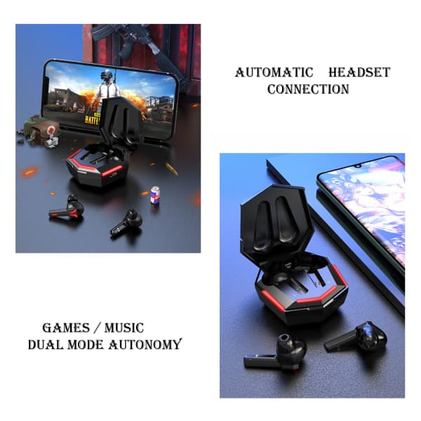 IC Trådløst Binaural TWS Gaming Bluetooth Headset - Lav latens 2#