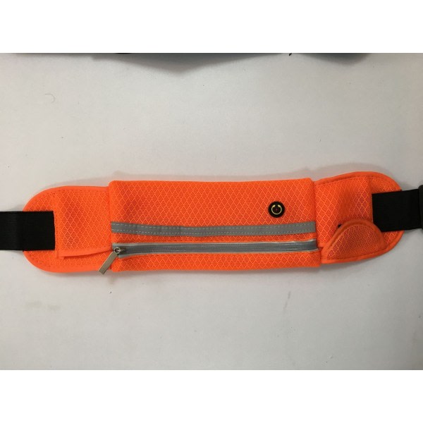 Fanny Pack Löpbälte Midjeväska Organizer Funksjoner Trening Vattentäta materiale Grid Orange Mindre enn 6,2 tommer