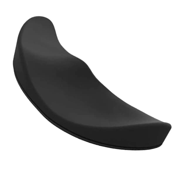 Mouse Wrist Rest Black Ergonomic Support Non-Slip Silicone Elastic Smooth Gaming Armrest for Right Hand Office