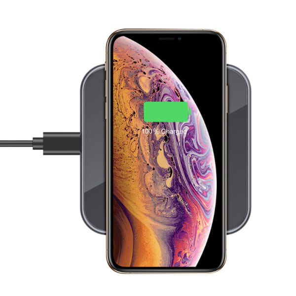 IC SiGN Trådløs Hurtiglader for iPhone & Android, 15W - Svart 15W