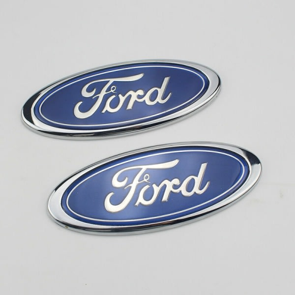 IC 3-pinners Blå Ford Oval Grill Emblem for Transit MK6 MK7 2006-2014