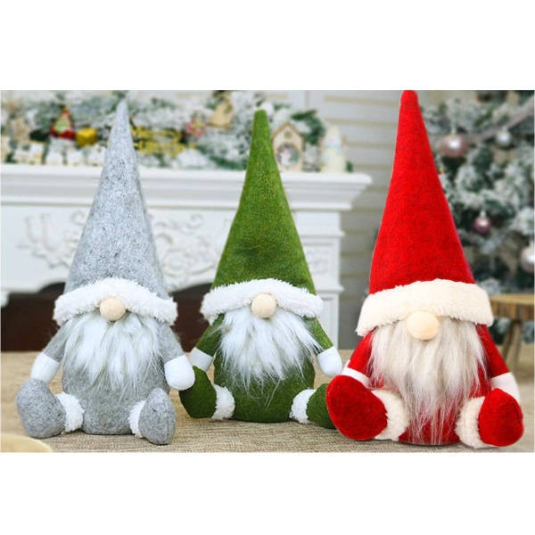 IC Joulupukki-pehmolelut - Käsintehdyt ruotsalaiset Tomte