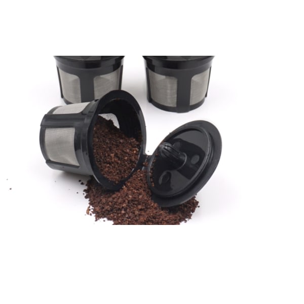 IC Gjenbrukbare K-kopper for Keurig, gjenbrukbare pods i rustfritt stålnett som er kompatible med Keurig 1.0 eller 2.0