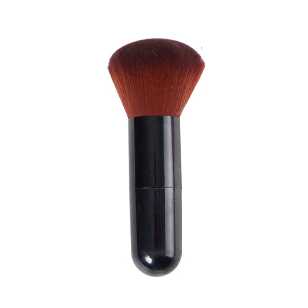 IC Soft Makeup Tool Flat Foundation Face Blush Kabuki Powder Conto Black onesize