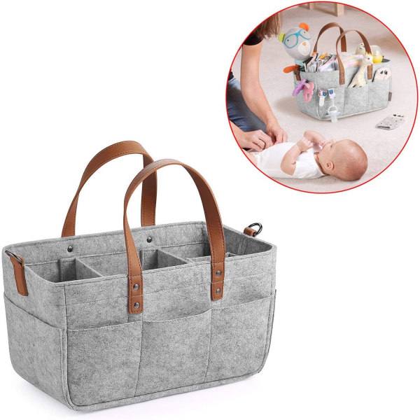 IC Baby Organizer Bärbar Förvaringslåda Duschkorg, Grå
