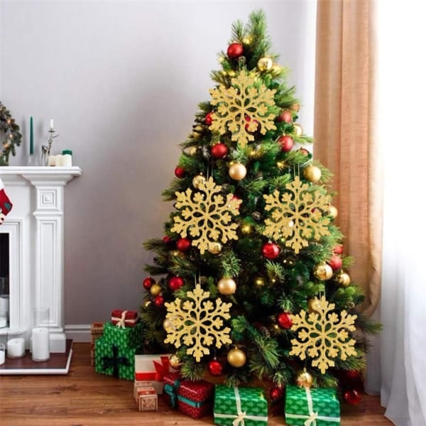 IC O-Kinee Snefnug Julepynt, 24 Styk
