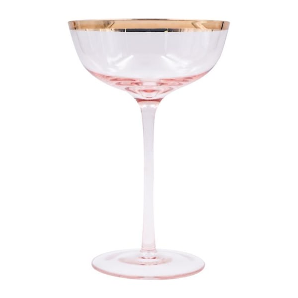 Europa handmålade guld kristall vinglas rosa bägare glas champagne kopp mjölk glas bröllop