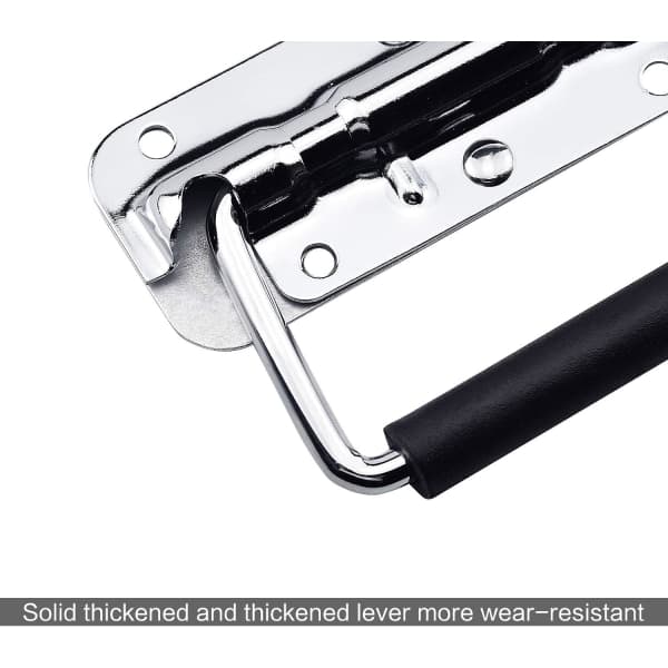 IC 2 ST Klappbart håndtak i rustfritt stål 110 X 41 mm, Sølv