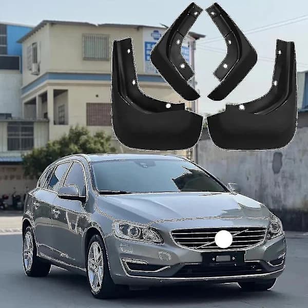 Stänkskydd för bil Volvo V60 2013-2018 Auto Stänkskydd Fram Bak Stänkskärmar Bil -gt