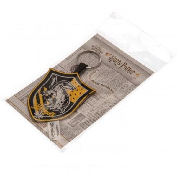 Harry Potter Hufflepuff Nøglering One Size Sort/Gul Black/Yellow One Size IC