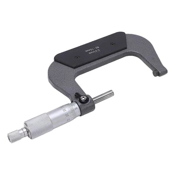 Micrometer Stable Alloy Surface Accurate Measurement Portable Micrometer Caliper Thickness Gauge 50-75/0.01mm
