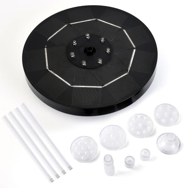 IC 3,5W LED-solfontän med 4 hållare