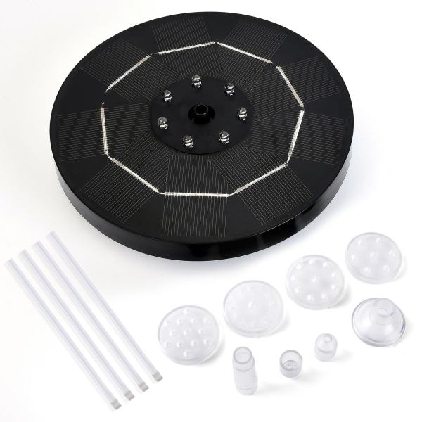 IC 3,5W LED-valoinen aurinkosuihkulähde 4 pidikkeellä