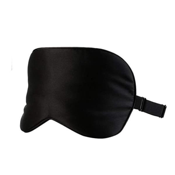 IC Sovemaske 100% silke Svart