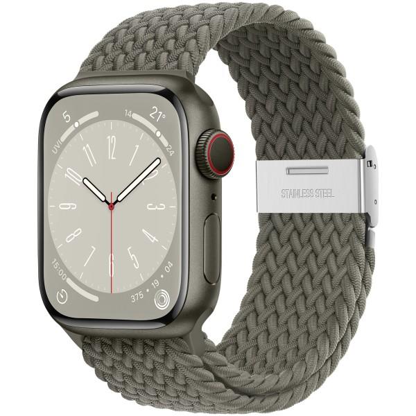 IC Klockarmband, för Apple Watch, flätat nylon Grön