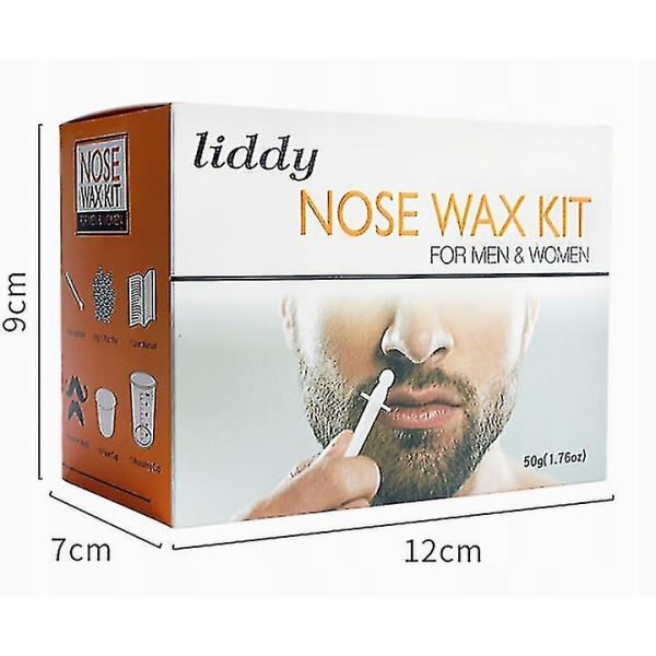 Näsvax for män och kvinnor, näsvax for hårborttagning med meget sikkert applikatorvax Kita