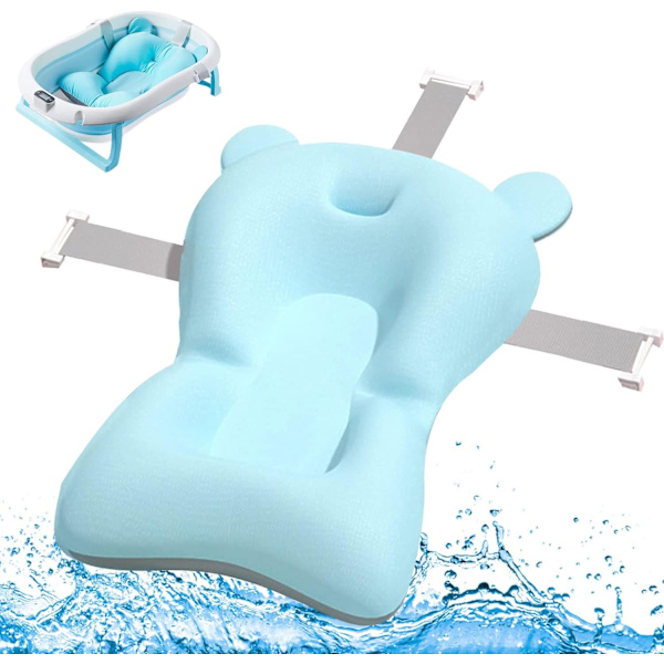 Baby badekar pute, bruk baby badekar innlegg, spedbarn nyfødt badekar stol, baby badekar badekar stol, badekar stol baby, baby badekar blue