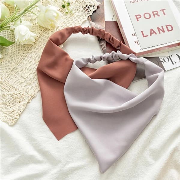 9-pack Hårscarf Hårband för Kvinnor - Elastisk Hårscarf Stor