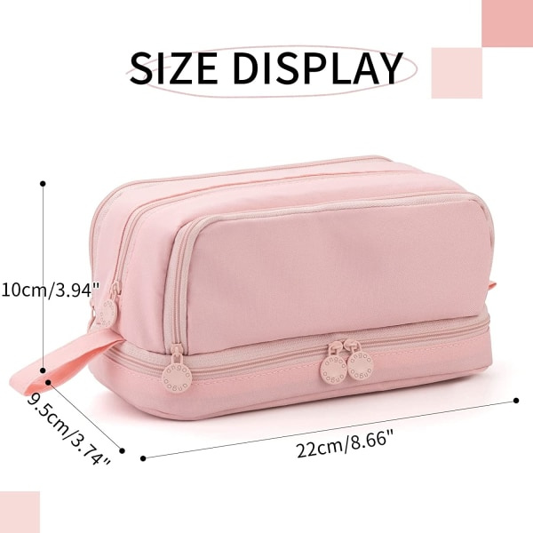 IC Etui med 4 rum Multi-Slot (rosa)