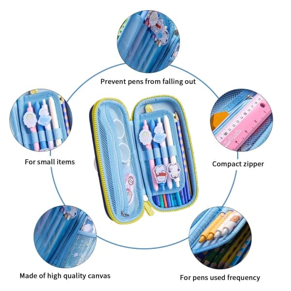 IC Case Stort Fodral 3D Fodral Söt Pennfodral