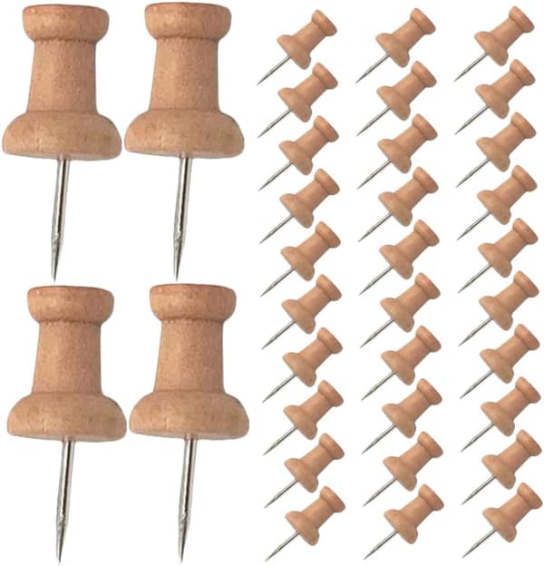 200-pack häftstift - Lämpliga för anslagstavlor - Multifunktionella kontorstillbehör