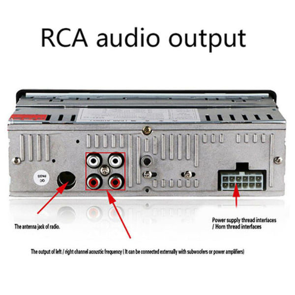 IC Bluetooth Retro Autoradion MP3-soitin Stereo USB AUX Klassikko