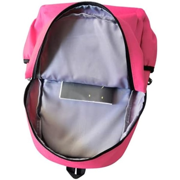 IC Reseryggsäck för kvinnor (17-tum), ryggsäck för barn för flickor pojkar Vandringsbokväska Lämplig-rosa ryggsäck