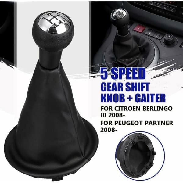 IC Gearshift Knob + Cover til Citroën III til Peugeot Partner 2008-2021