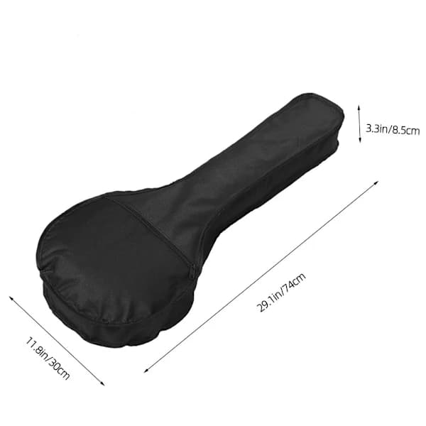 Mandolin Blødt Etui Bæretasker til Musikinstrument Rygsæk