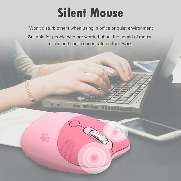IC M3 Trådløs Bluetooth + 2,4G Mus til Piger Laptop Kontor Bluetooth Mus Stille