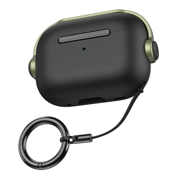 IC AirPods 1/2 etui - Deksel / Beskyttelse - låsbart Mørkegrønn airpods 1/2