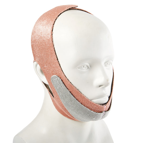 IC 1 ST Wrinkle Mask Strap Band V Face Line Bälte Orange