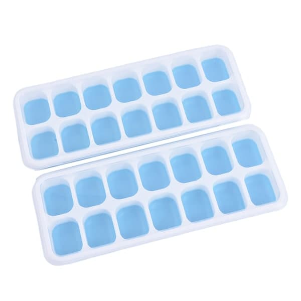 IC Silikon Isbitbricka Ices Jelly Maker Form med lock för
