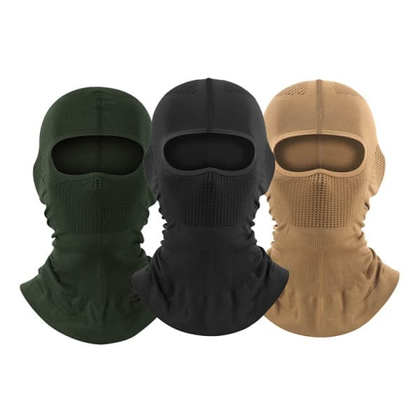 Sommarmode Cover Balaclava Vindtät Balaclava Svart