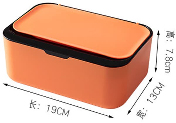 8cm - Storage Box - Desk - Box - with - Lid - Wet Wipes - Dustproof - Sealed - Masks - Plastic Box - Tissues