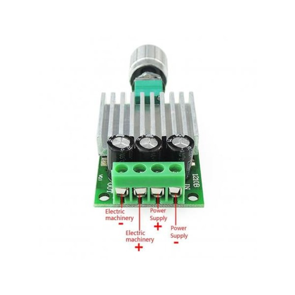 IC 12v 24v 10a Pwm DC Motorhastig Regulator Dimmerkontrollbrytare