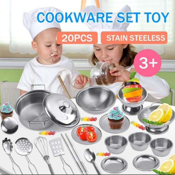 IC Köksleksaker för barn, 20 stycken, frukt- och kryddflaska, köksleksaker Pedagogiska leksaker Present for barn