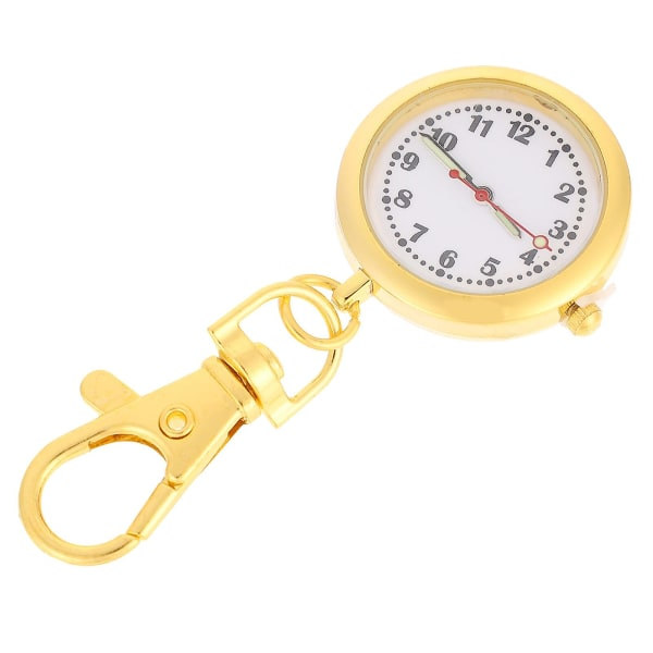 Legering ur Praktisk ur kreativ hængende ur med nøglering Guld 6.8X2.8CM IC