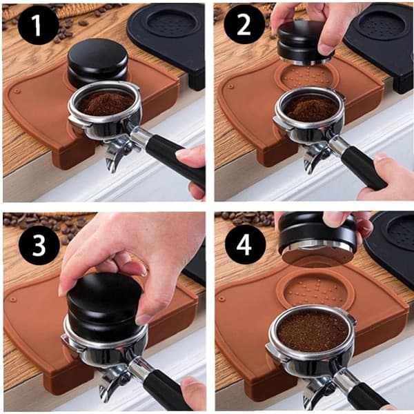 IC Kaffesyltpad Silikon Syltpad Multifunksjonell Sklisikker