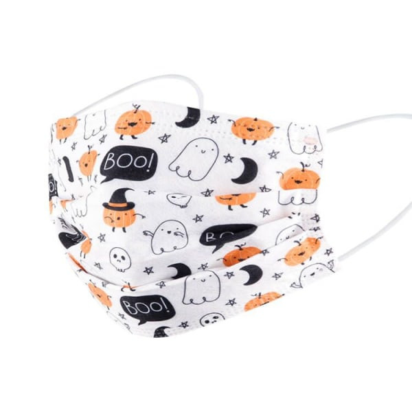 IC 80 Halloween Engangsmasker Spunlace Voksen Tryk 3 Lag F