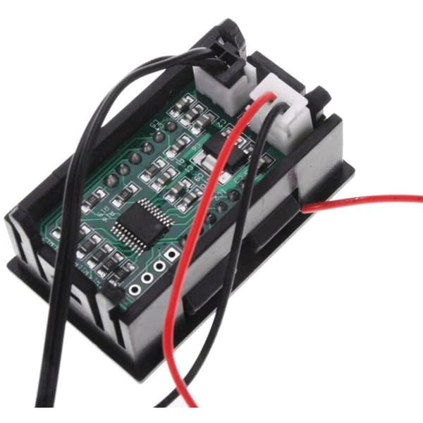 DC 5-12V 50-110 Celsius Digital Kylskåpstermometer Temperaturdetektor med Sond Röd